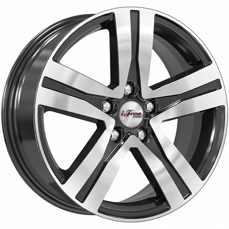 Диски Р 17 Rebel (КС913-00) iFree (7J*17H2 5*108 et45 dia67.1) блэк джек