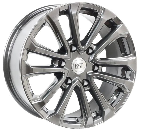 Диски Р 17 АЗОВ-ТЭК REPLICA STYLE 117 (7.5J*17H2 6*139.7 et25 dia106.1) BH - с эффектом тёмного хром
