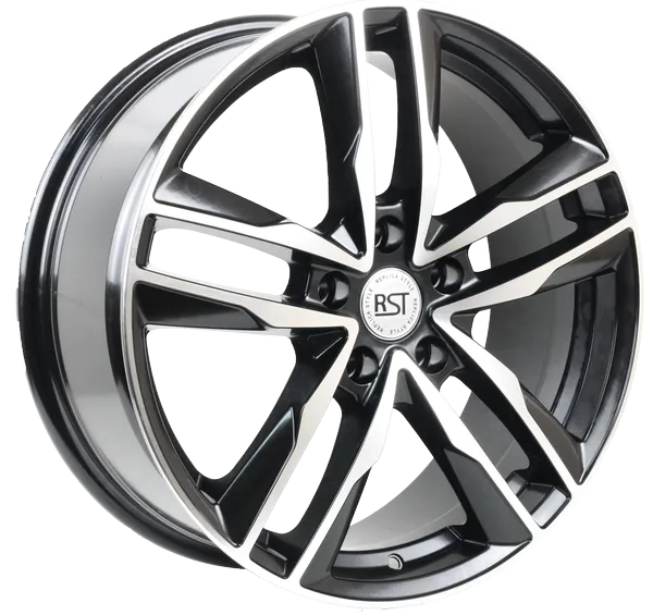 Диски Р 18 АЗОВ-ТЭК RST R128 (7.5*18 5*114.3 et50 dia67.1) BD-черный с проточкой глянцевый