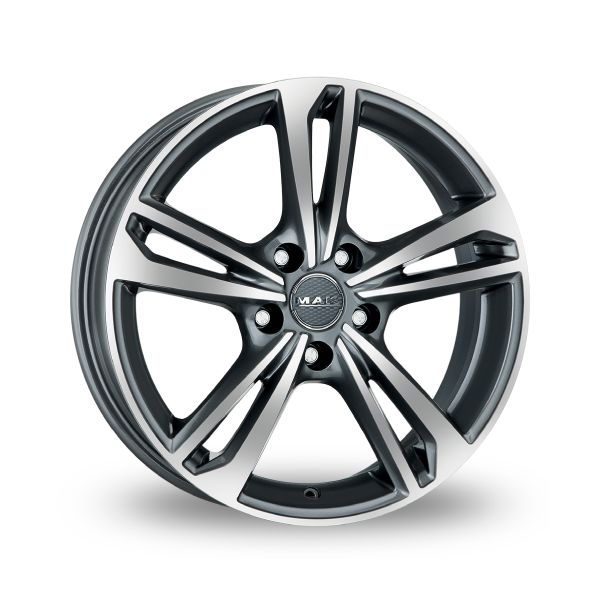 Диск P 18 EMBLEMA MAK 8J18 5*112 et50 dia57.1  GUN MET-MIRROR FACE