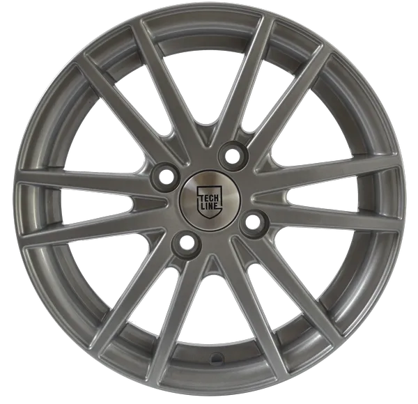 Диски Р 14 АЗОВ-ТЭК TECHLINE 435 (5.5J*14H2 4*100 et43 dia67.1) SL - серебристый лайт