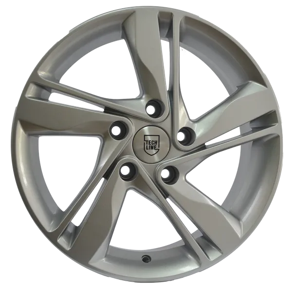 Диски Р 16 TECHLINE 650 АЗОВ-ТЭК(6.5J*16H2 5*114.3 et50 dia66.1) S-серебристый
